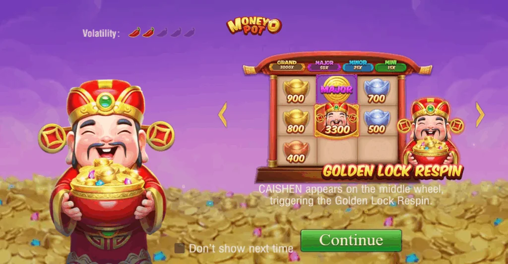 Money Pot slot game screenshot