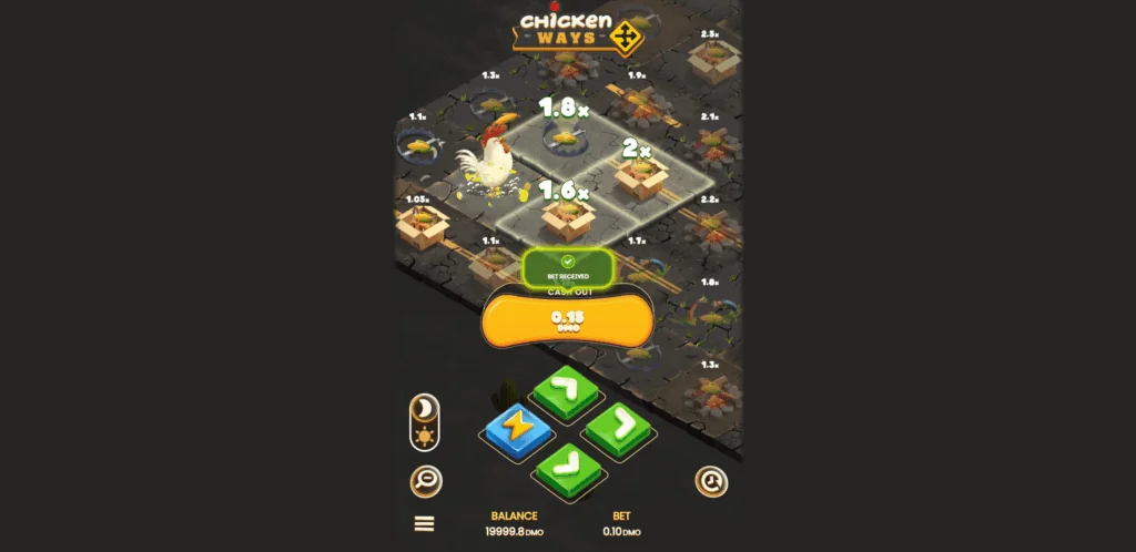 Chicken Ways slot game screenshot