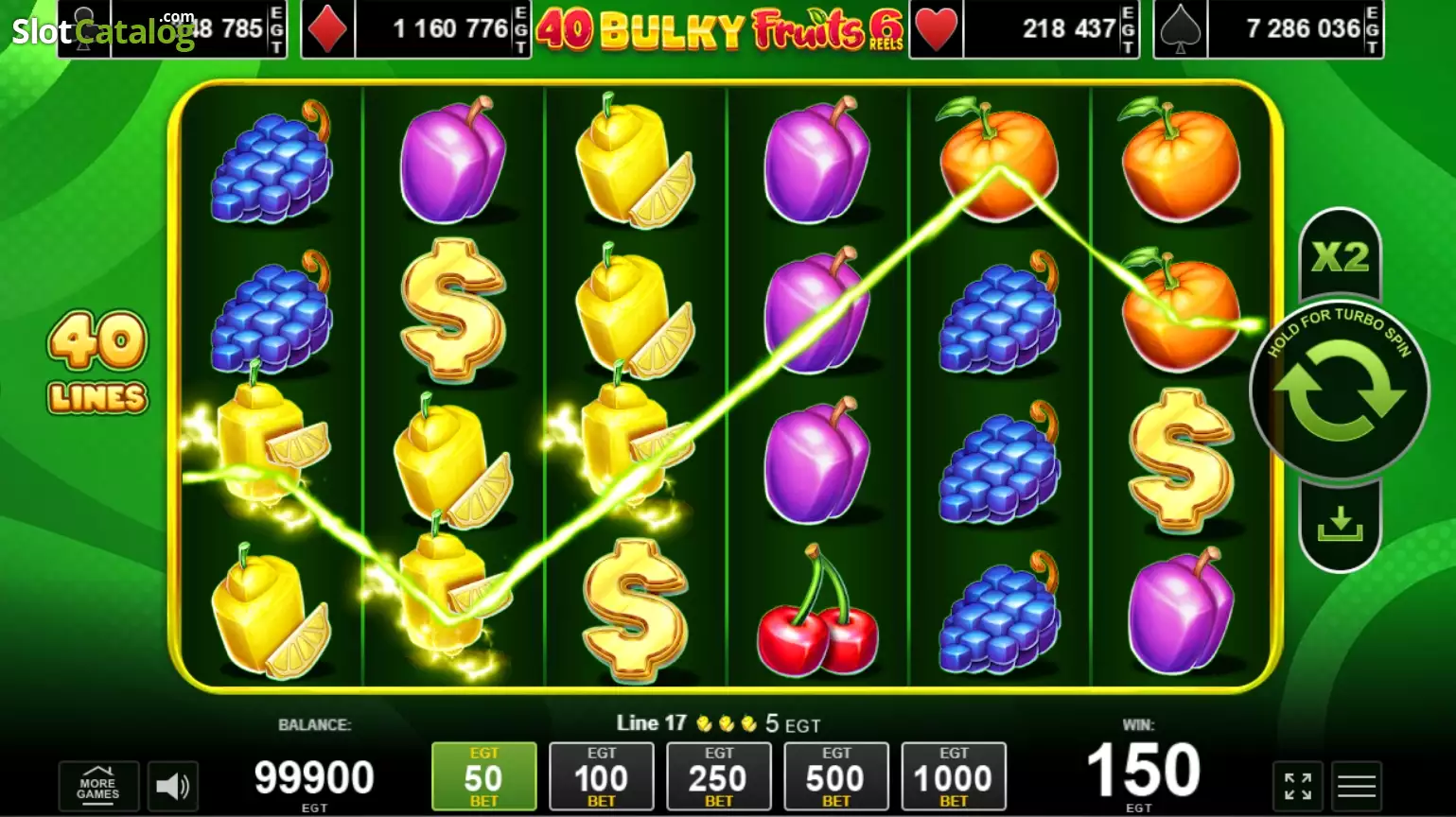 40 bulky dice 6 reels