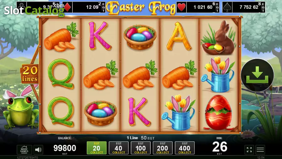 Symbols and Paytable