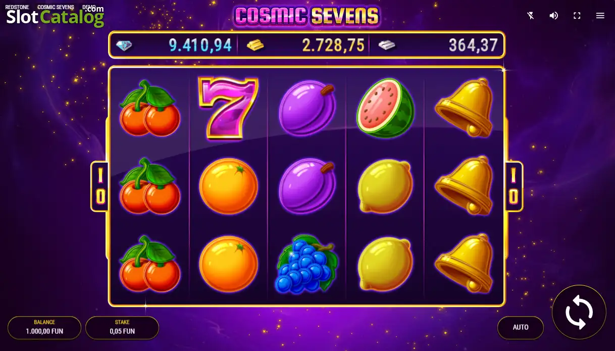 Cosmic Sevens RTP, Maximum Wins, and Volatility