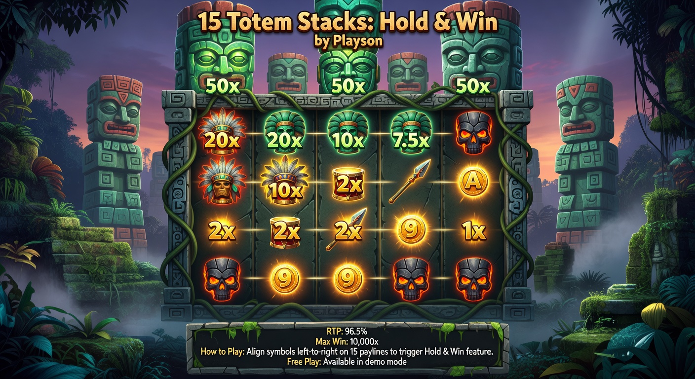 15 Totem Stacks: Hold & Win Slot Demo — Honest Review, RTP & Hold & Win Bonus