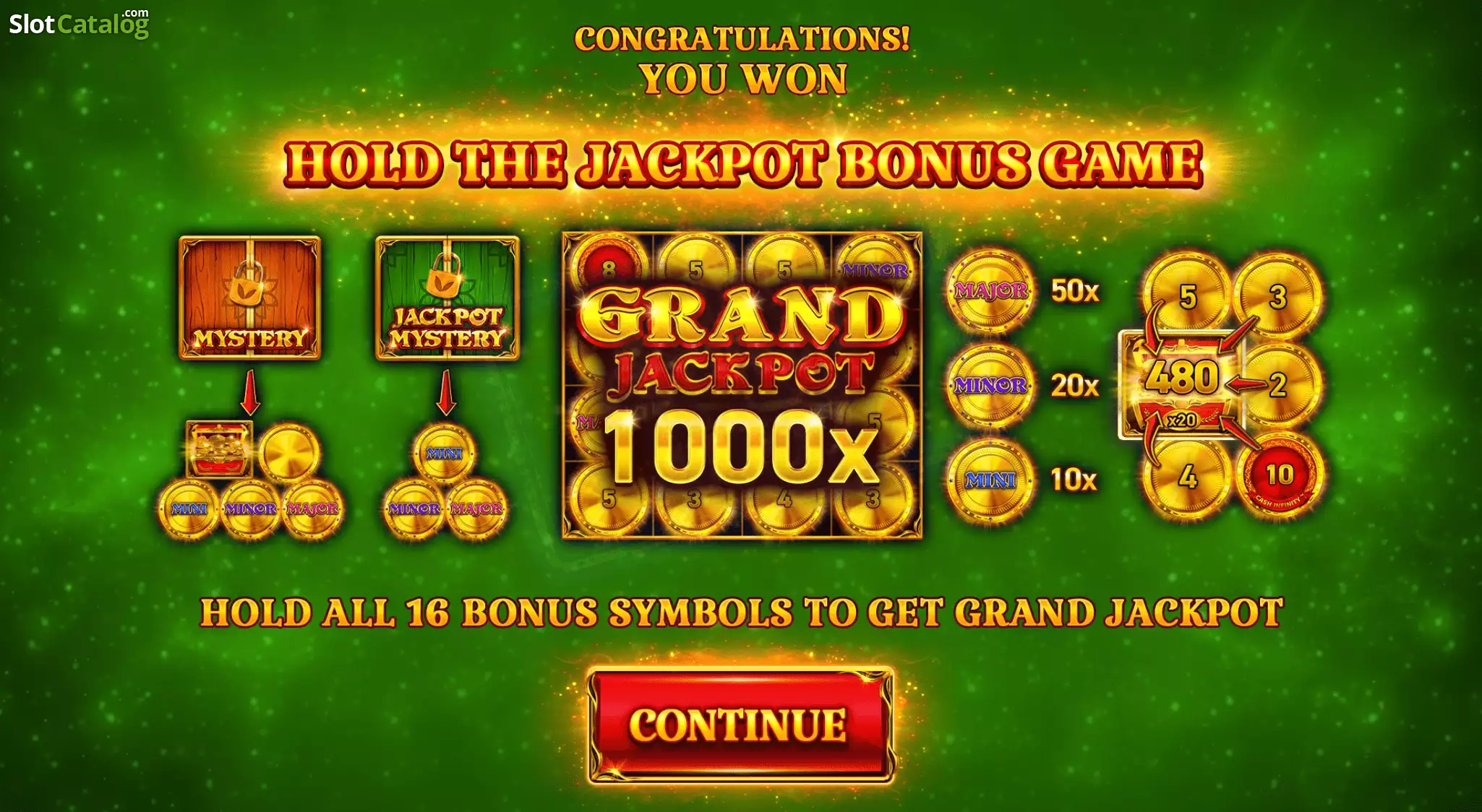 how to play 16 Coins: Diamond Burning Board Scratchcard slot game
