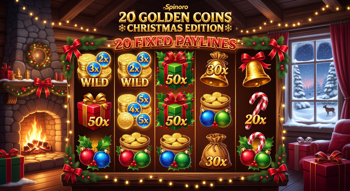 20 Golden Coins Christmas Edition