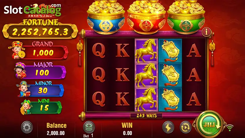 3 Coin Golden Ox slot game screenshot