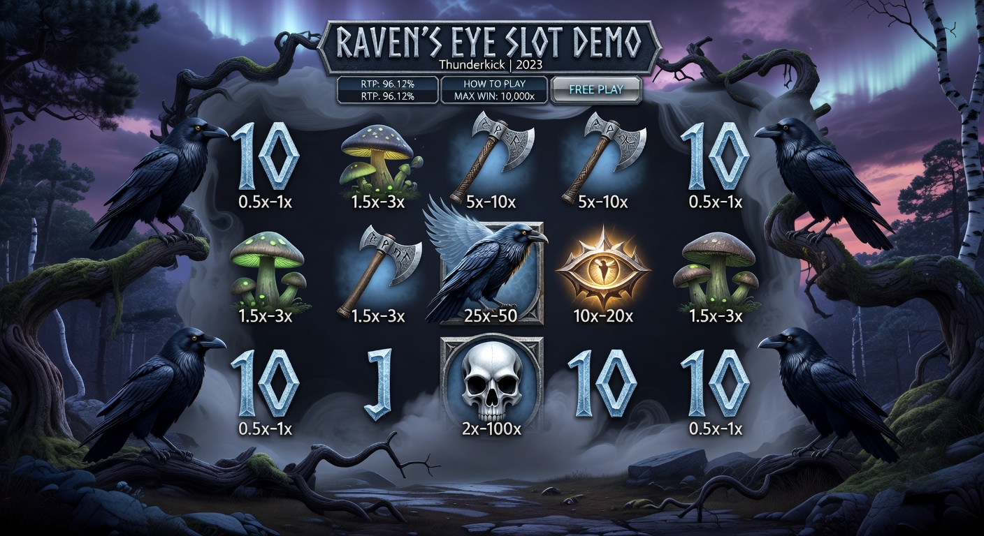 Raven’s Eye Slot Demo — Honest Review, RTP & Volatility