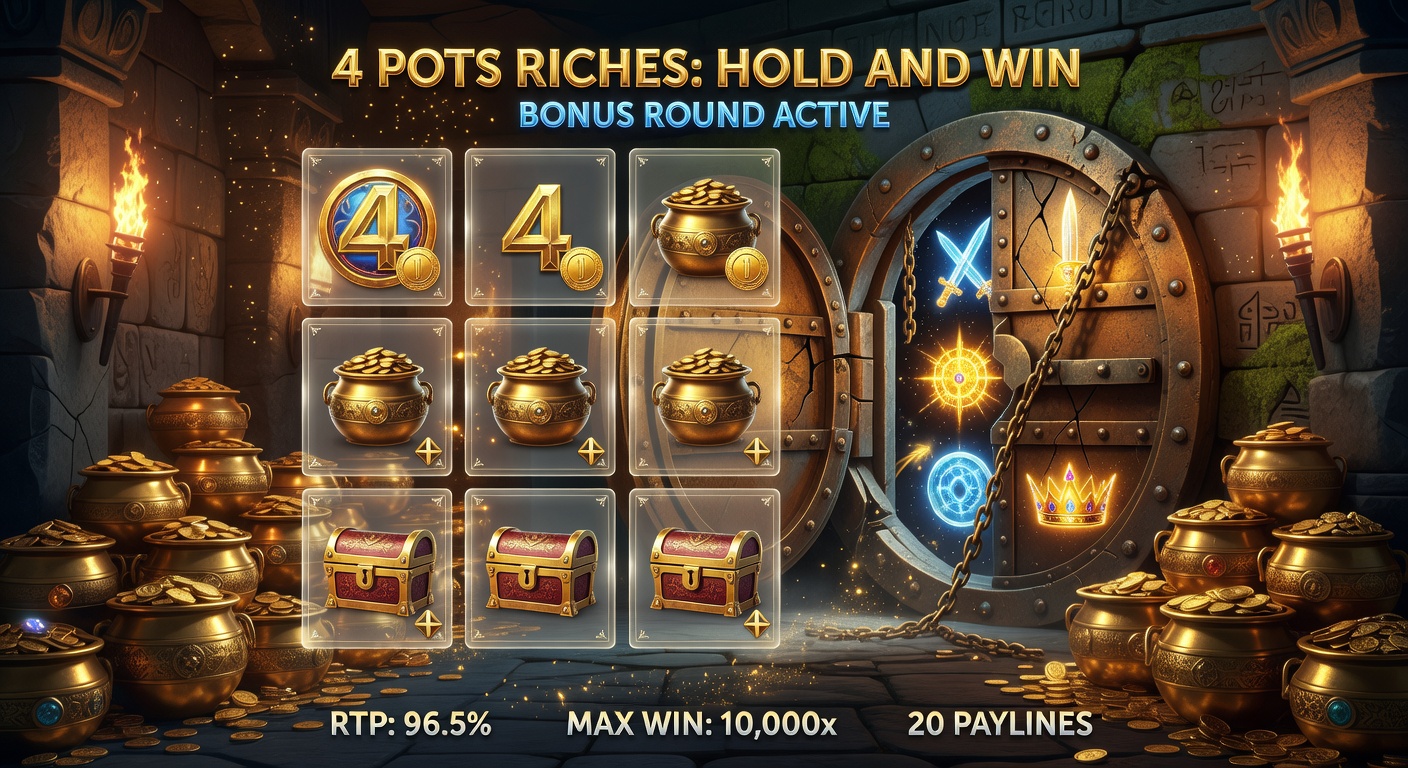 4 Pots Riches: Hold and Win Slot Demo — Honest Review, RTP & Volatility