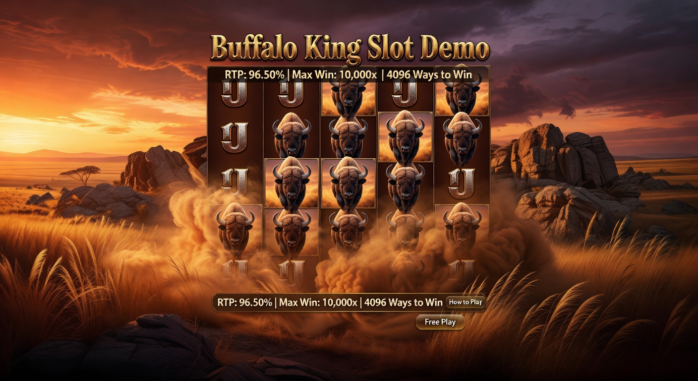 Buffalo King Slot Demo — Honest Review, RTP & Volatility