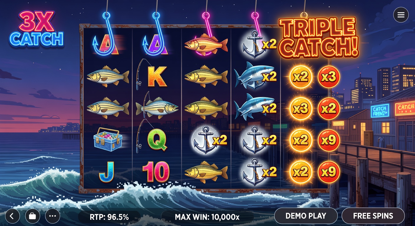 3X Catch Slot Demo — Honest Review, RTP & Volatility