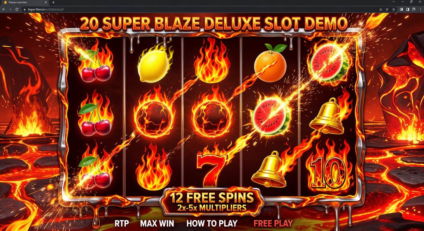 20 Super Blaze Deluxe Slot