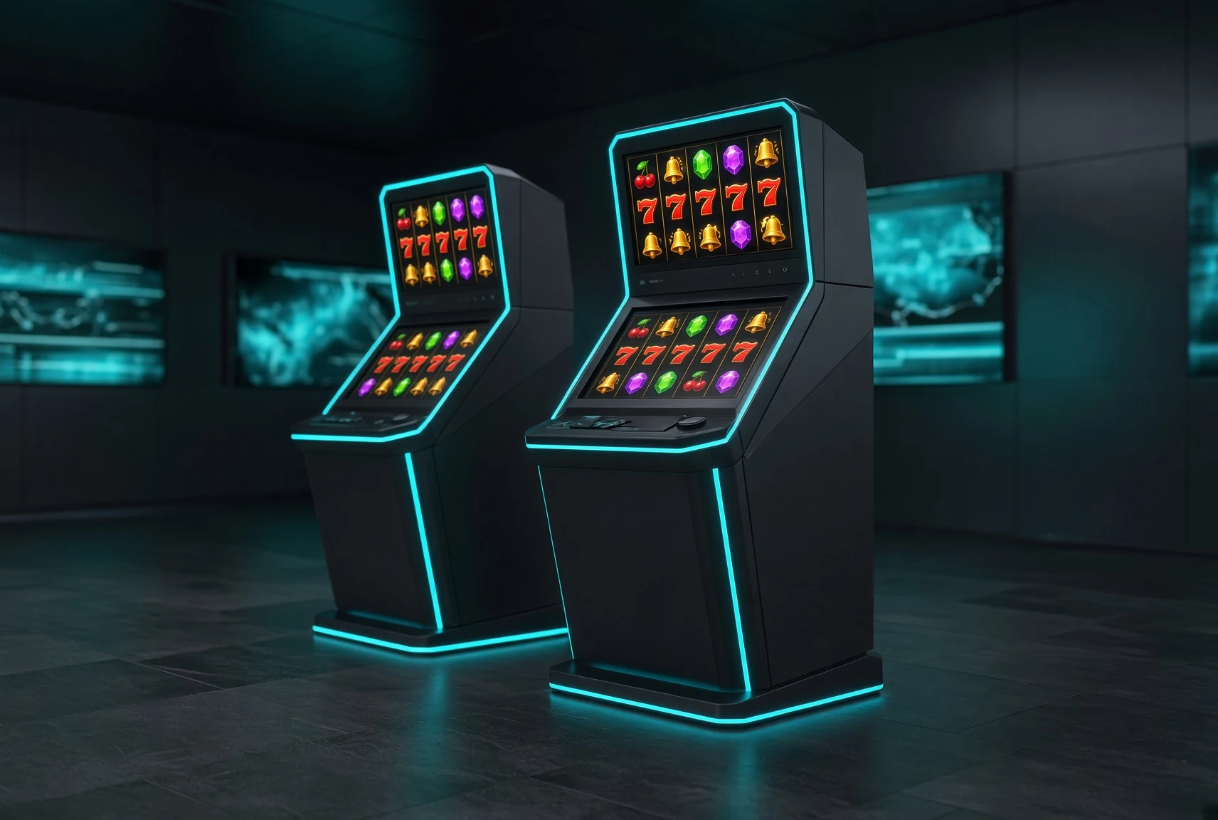 Digital slot floor