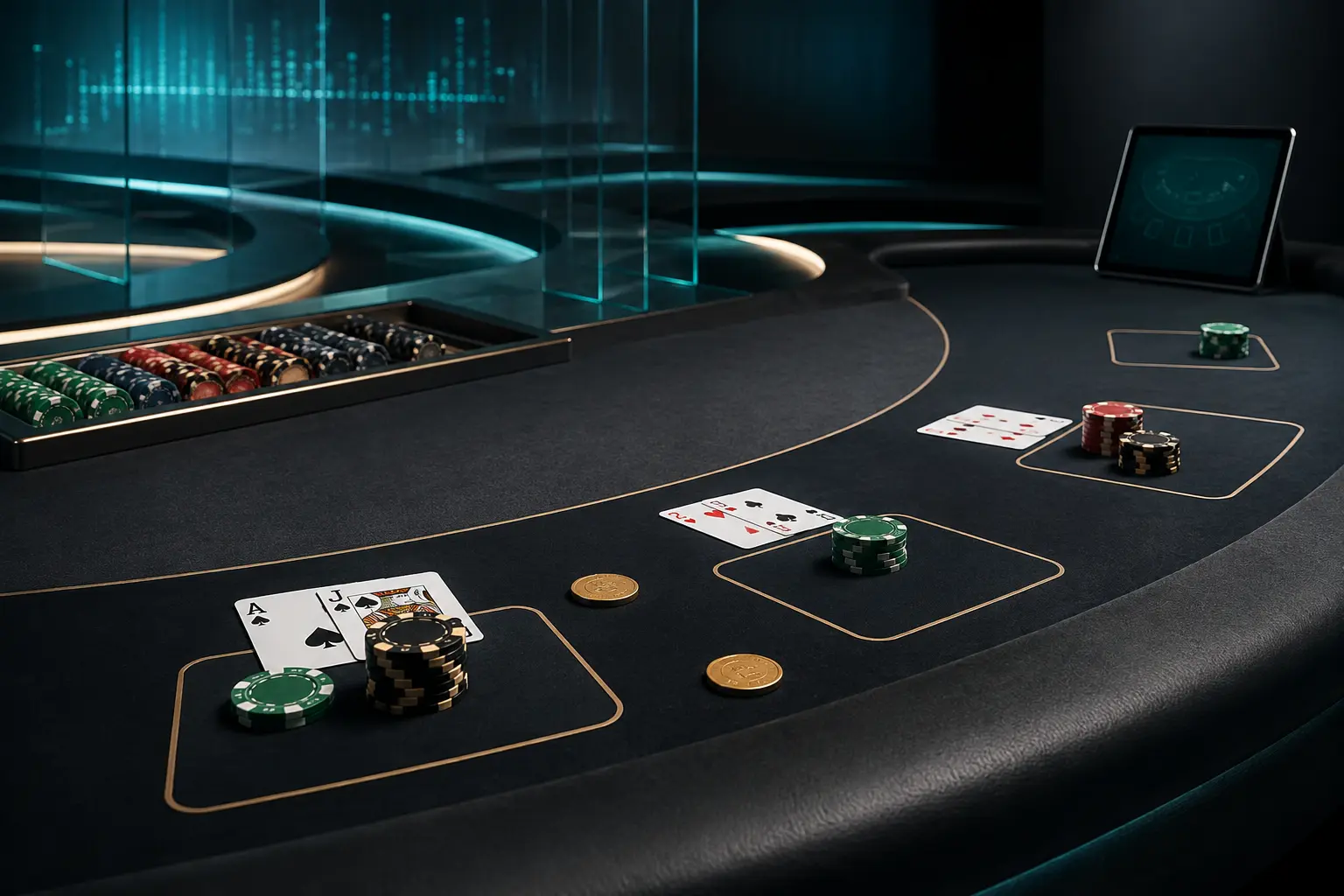 Premium online Free Bet Blackjack table with varied betting limits