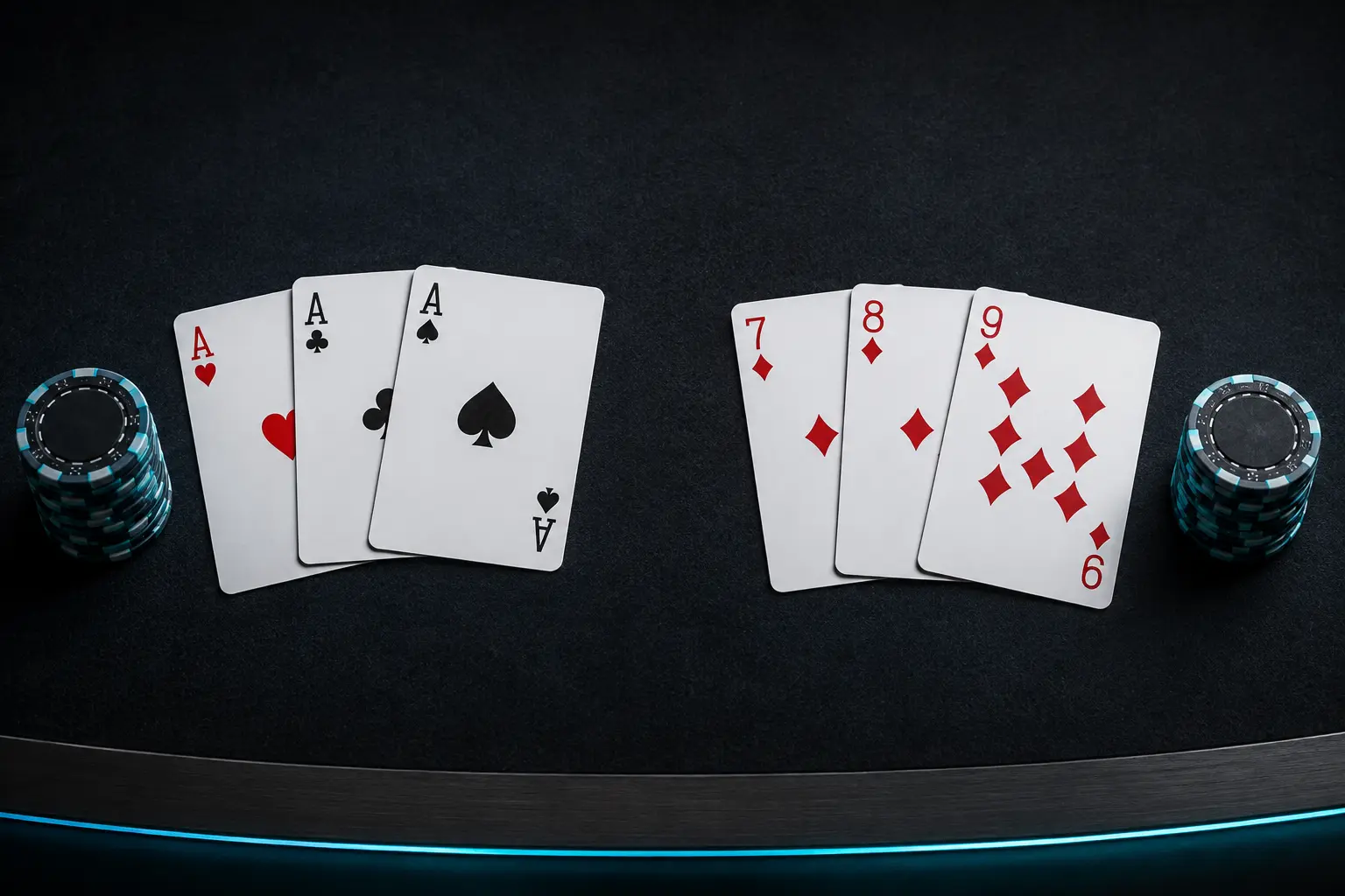 Teen Patti Trail compared with a Pure Sequence hand