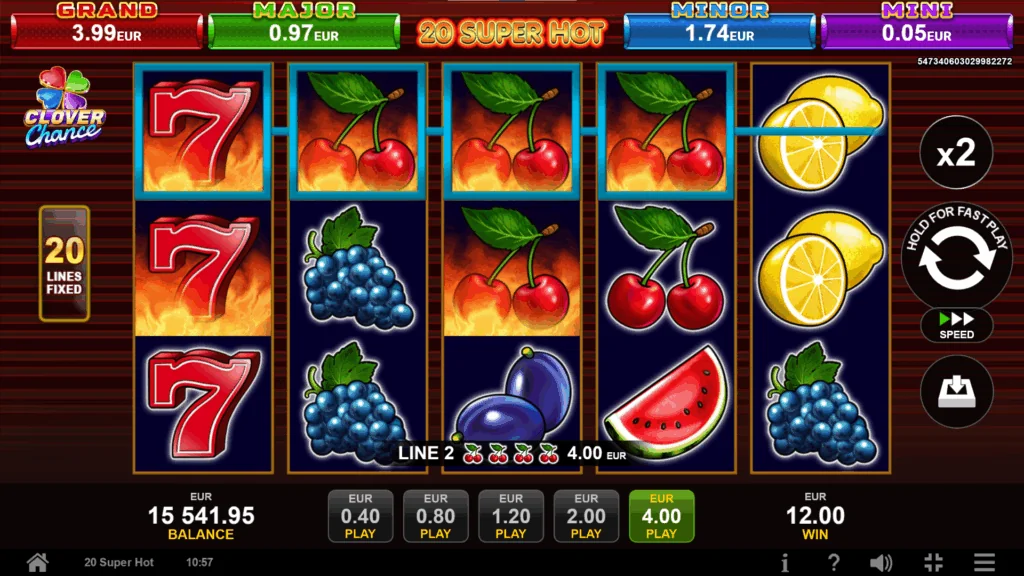 Bonuses and Special Features of 20 Super Hot