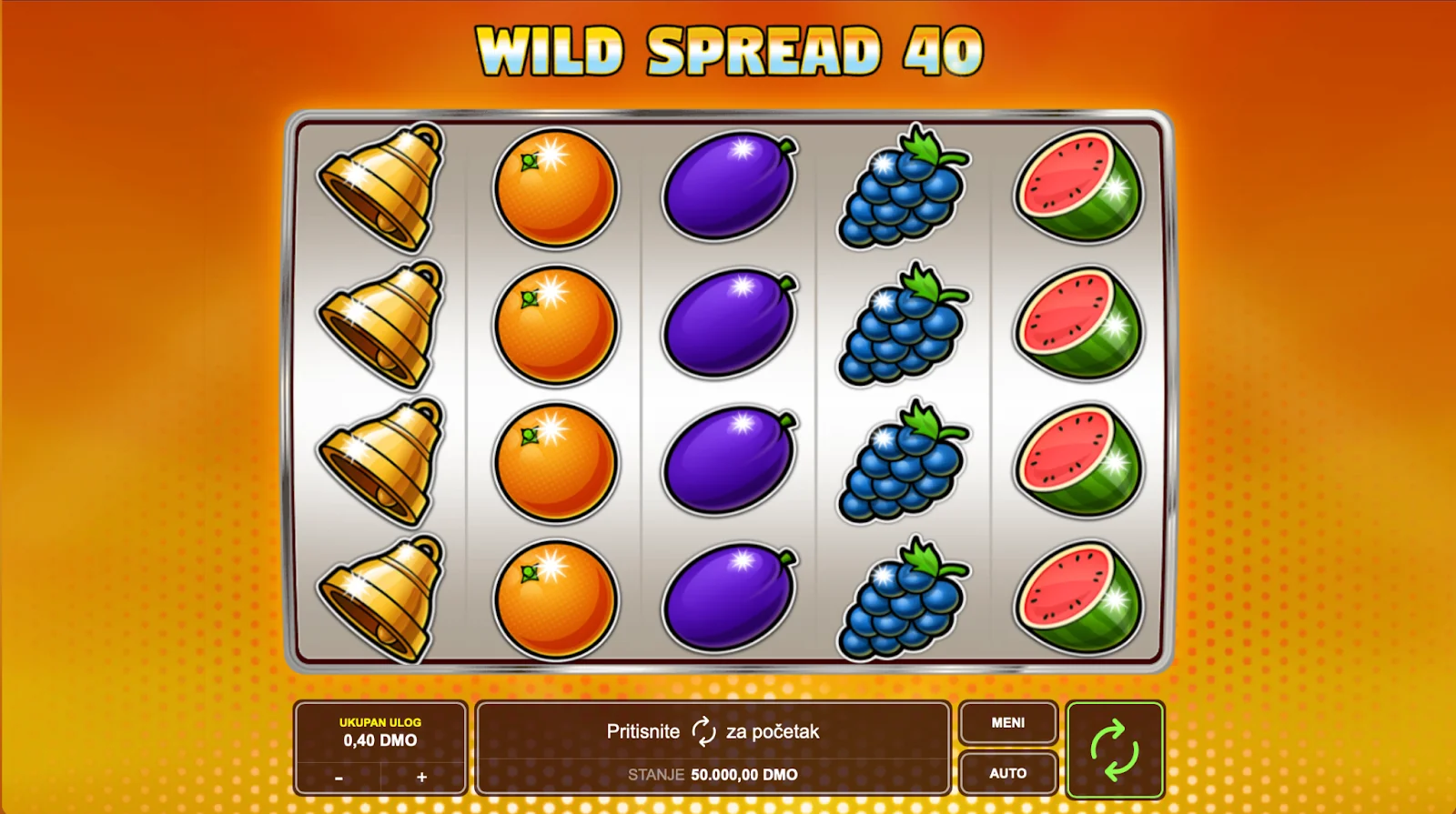 40 Wild Spread BETFM