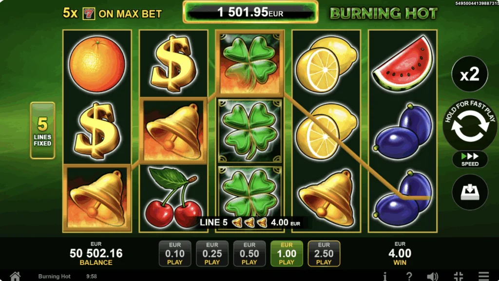 slot gameplay