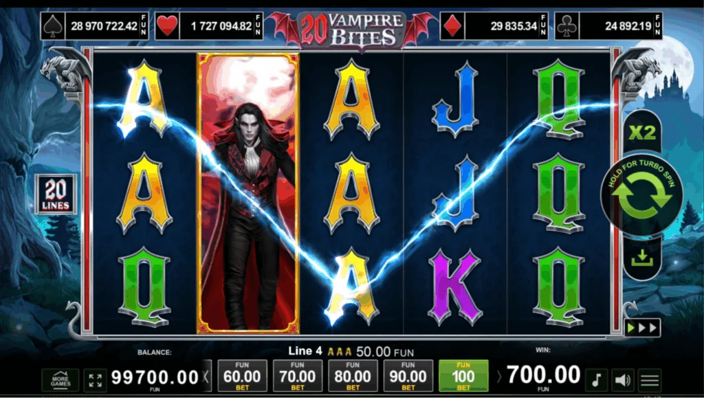 20 Vampire Bites RTP