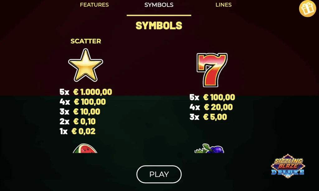 how to play 20 Super Blaze Deluxe Slot slot game