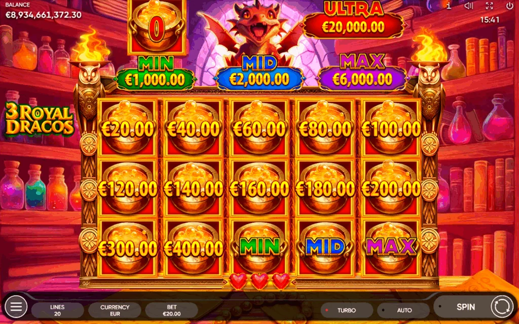 3 Royal Dracos demo gameplay