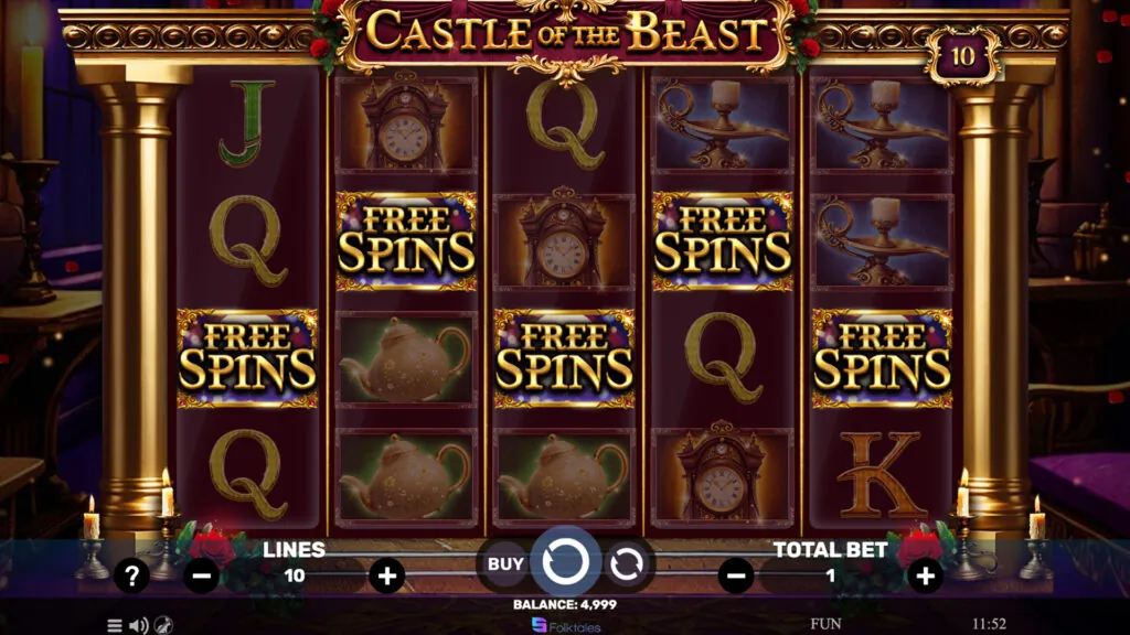 how to play 1 Reel — Castle of the Beast slot game