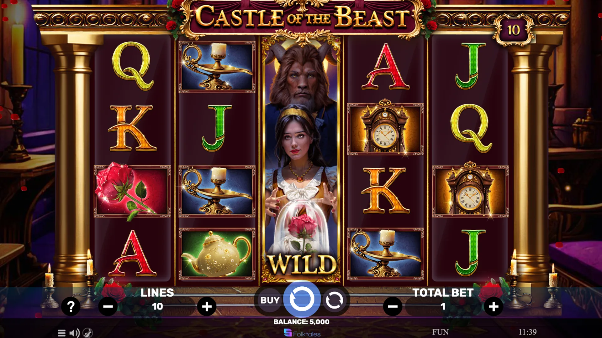 1 Reel — Castle of the Beast slot game screenshot