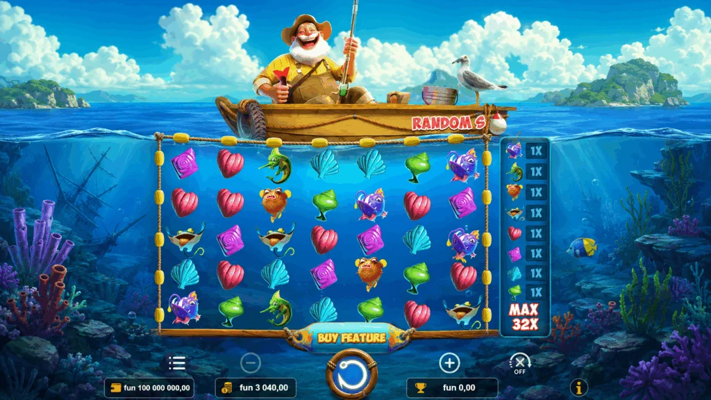 Wild Fish Hunter slot game screenshot