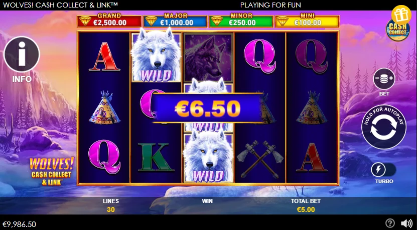 Wolves! Cash Collect slot features and rtp