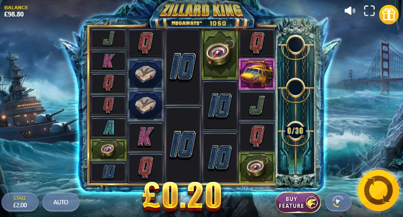 Zillard King Megaways demo gameplay