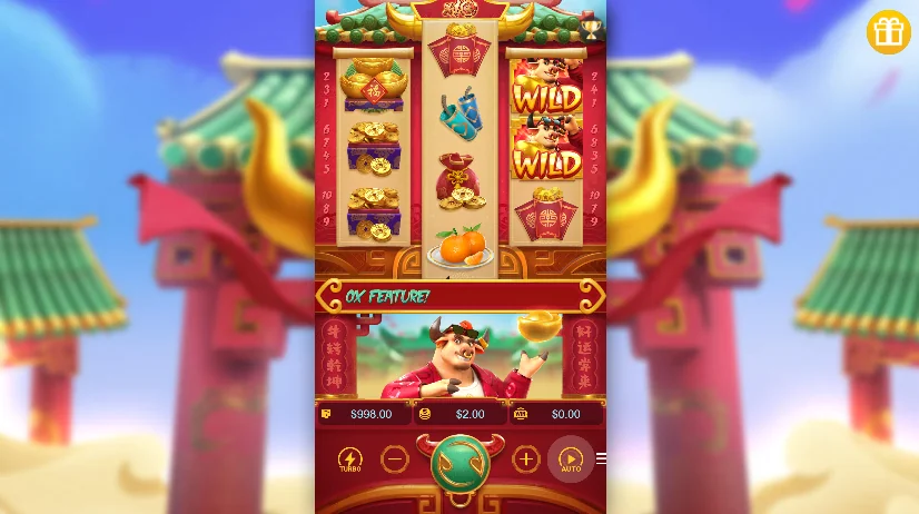 Fortune Ox slot game screenshot