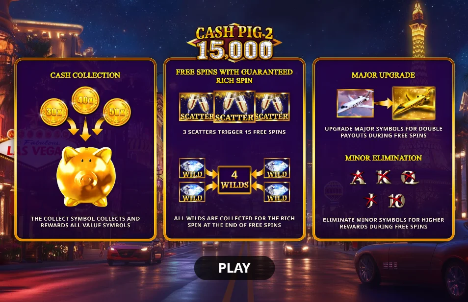 Cash Pig 2 15,000 slot game screenshot