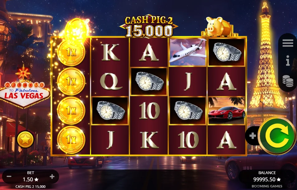 Cash Pig 2 15,000 slot features and rtp