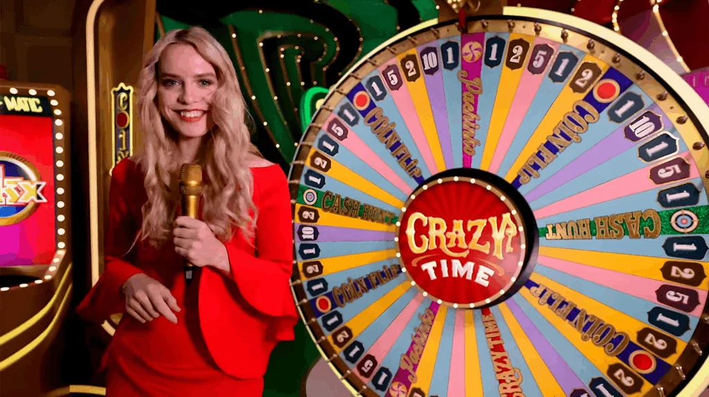 how to play Crazy Time Live Game Show slot game