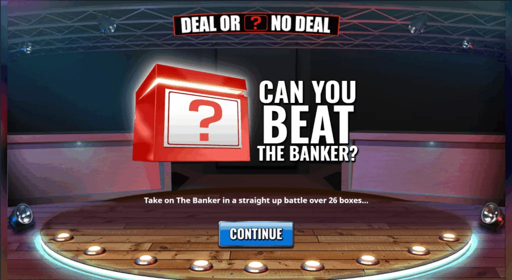 Deal or No Deal slot game screenshot