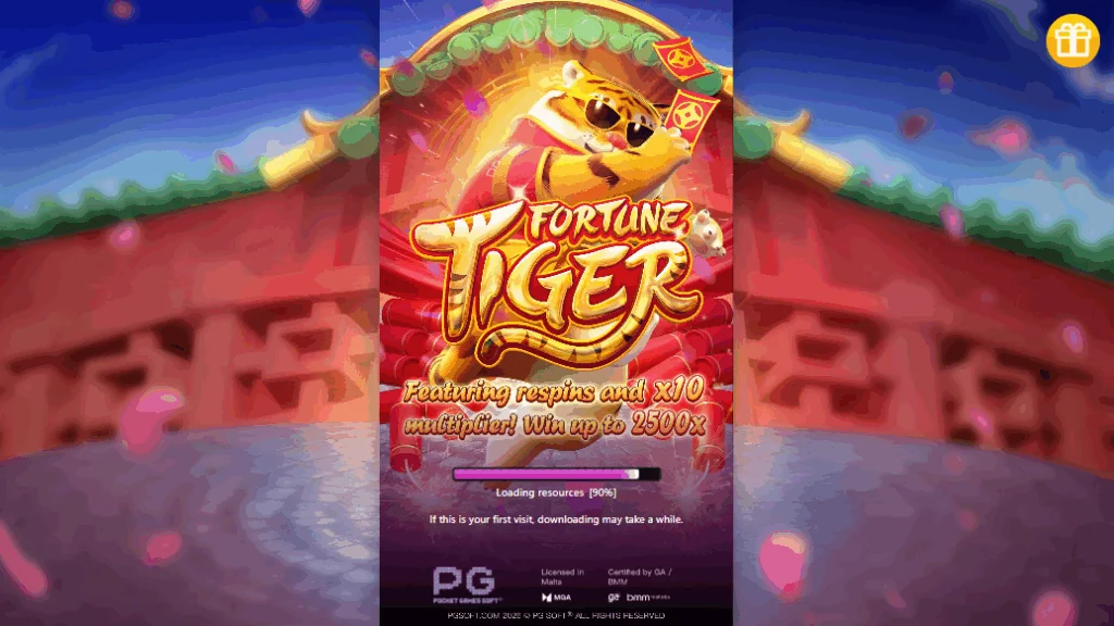Fortune Tiger slot game screenshot