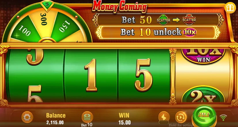 how to play Money Coming slot game