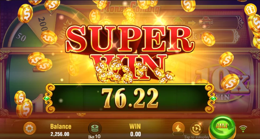 Money Coming slot features and rtp