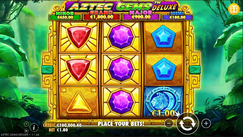 Aztec Gems Deluxe demo gameplay