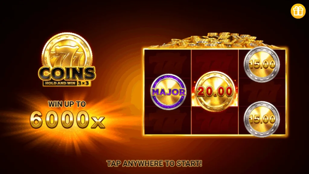 777 Coinsa slot game screenshot