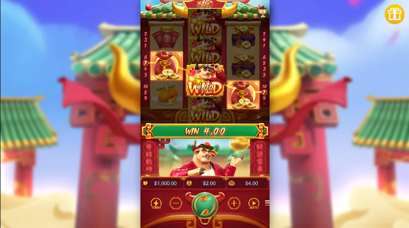 Fortune Ox slot features and rtp