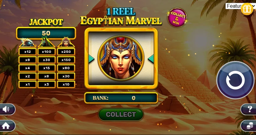 1 Reel slot game screenshot