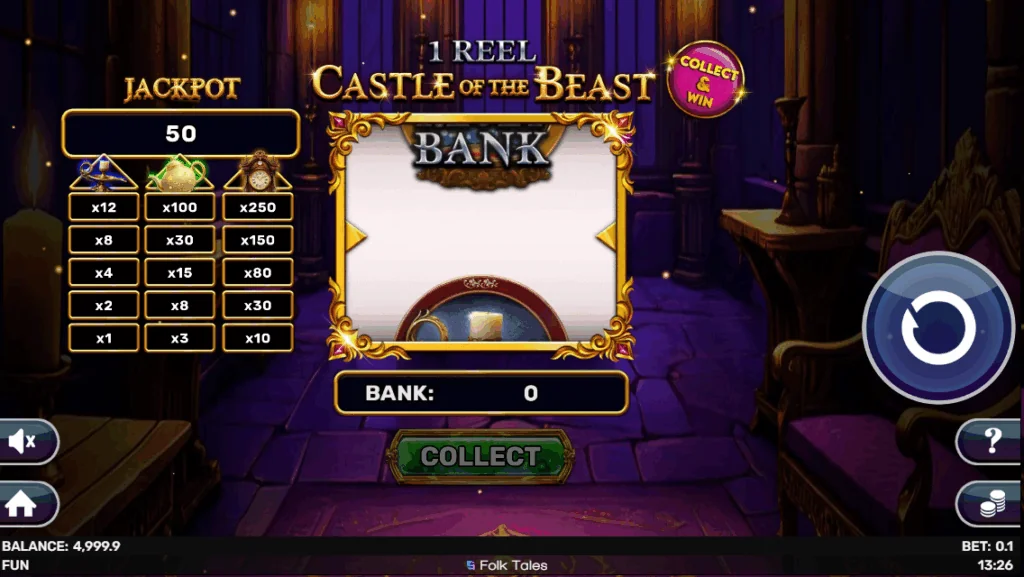 1 Reel — Castle of the Beast demo gameplay