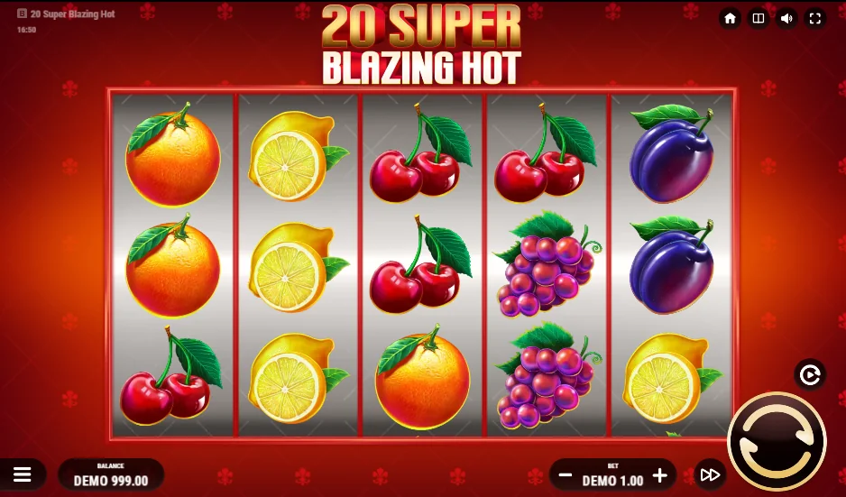 how to play 20 Super Blazing slot game
