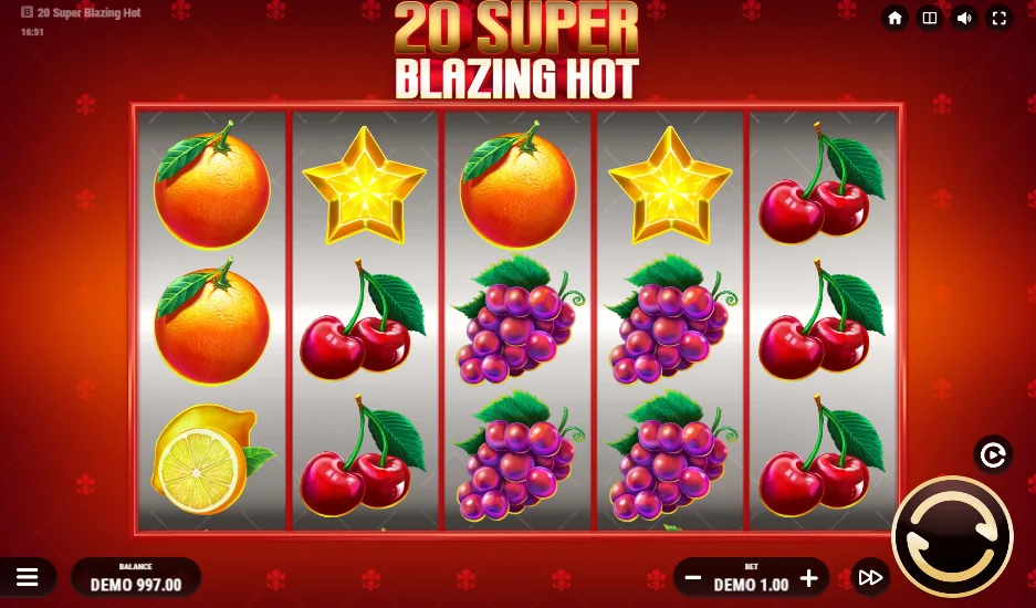 20 Super Blazing demo gameplay