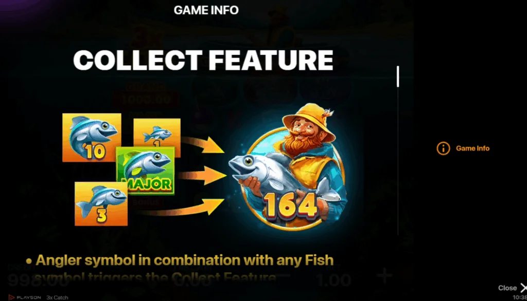 how to play 3X Catch slot game