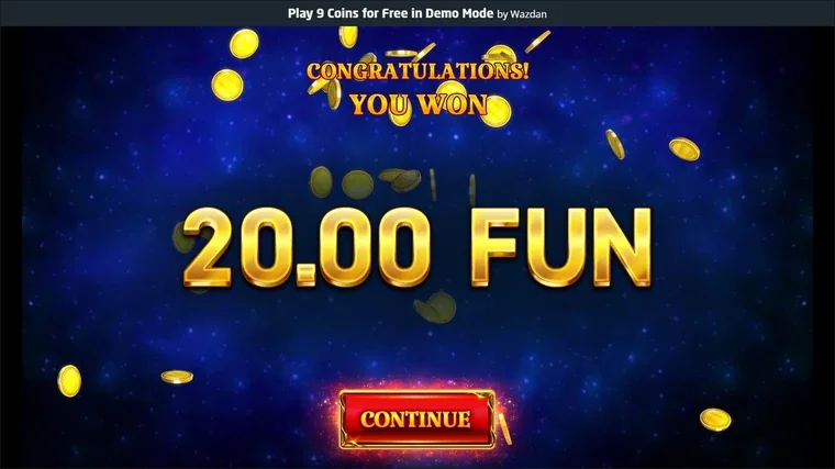 9 Coins: Gold Burning Board slot game screenshot