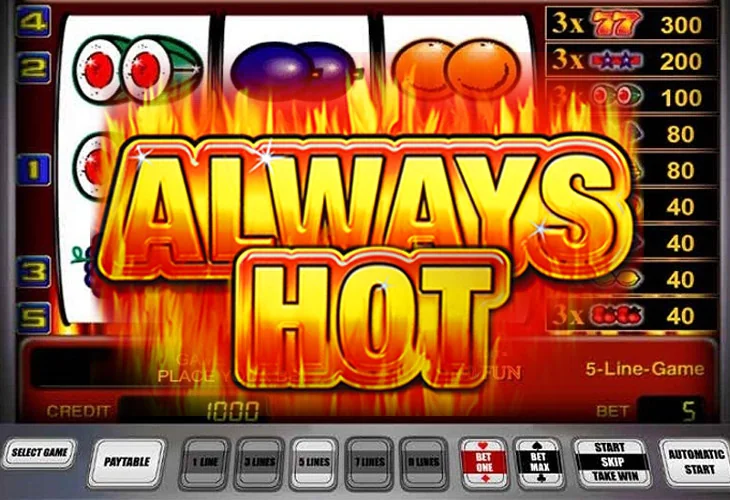 Always Hot slot game screenshot