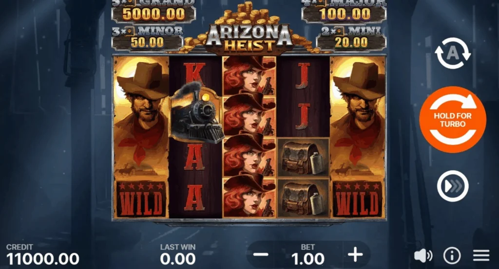 Arizona Heist: Hold and Win demo gameplay