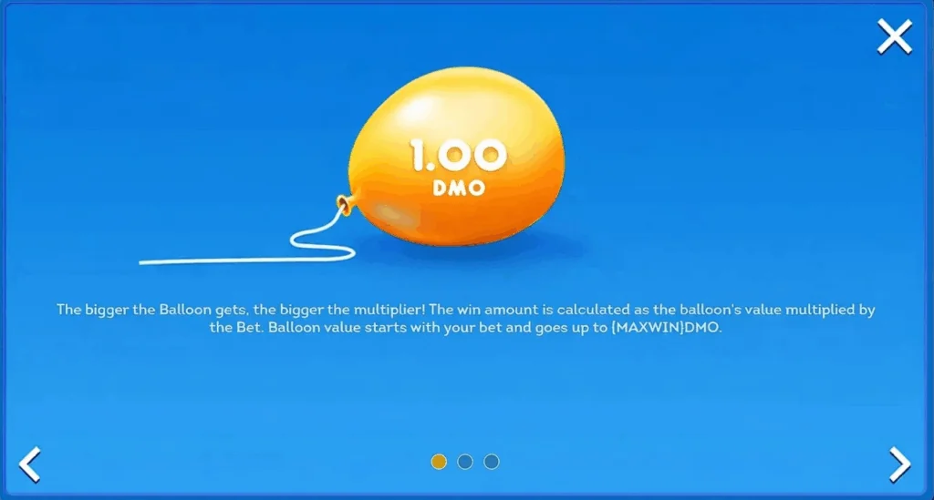 Balloon Crash Game slot features and rtp