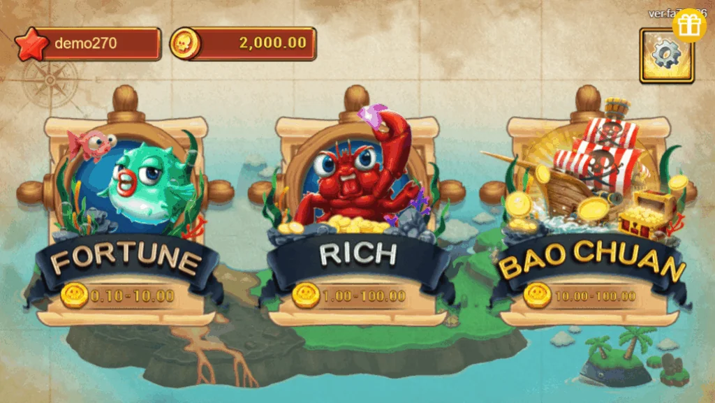Bao Chuan Fishing slot game screenshot