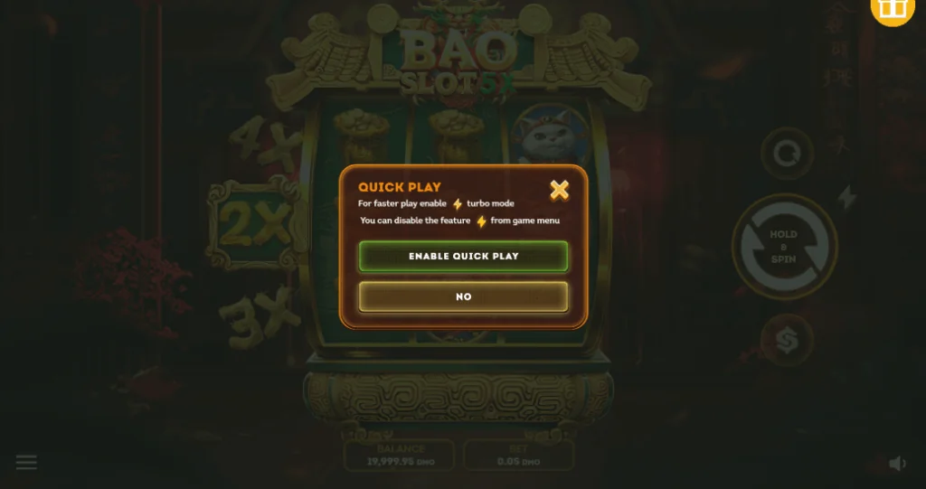 Bao Slot 5X demo gameplay